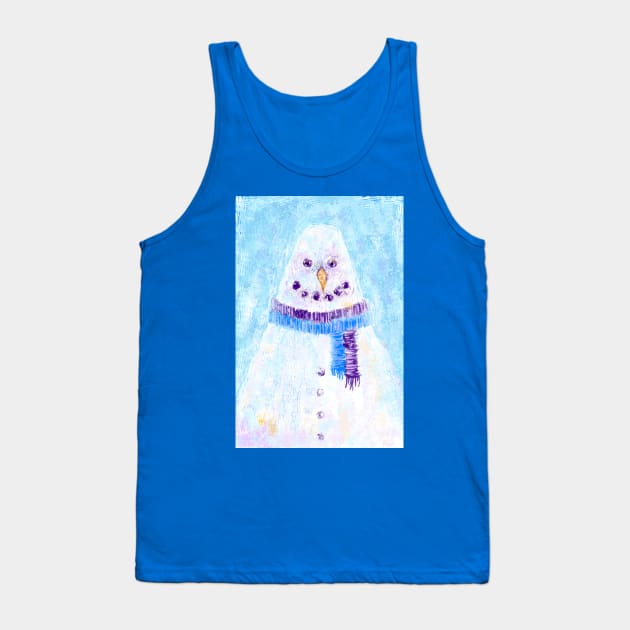 Christriangle Snowman Tank Top by Jokertoons